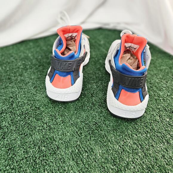 Nike Air Huarache Run Women’s 9.5 634835-031 Vast Grey Black-Rush Coral Orange - Picture 7 of 9